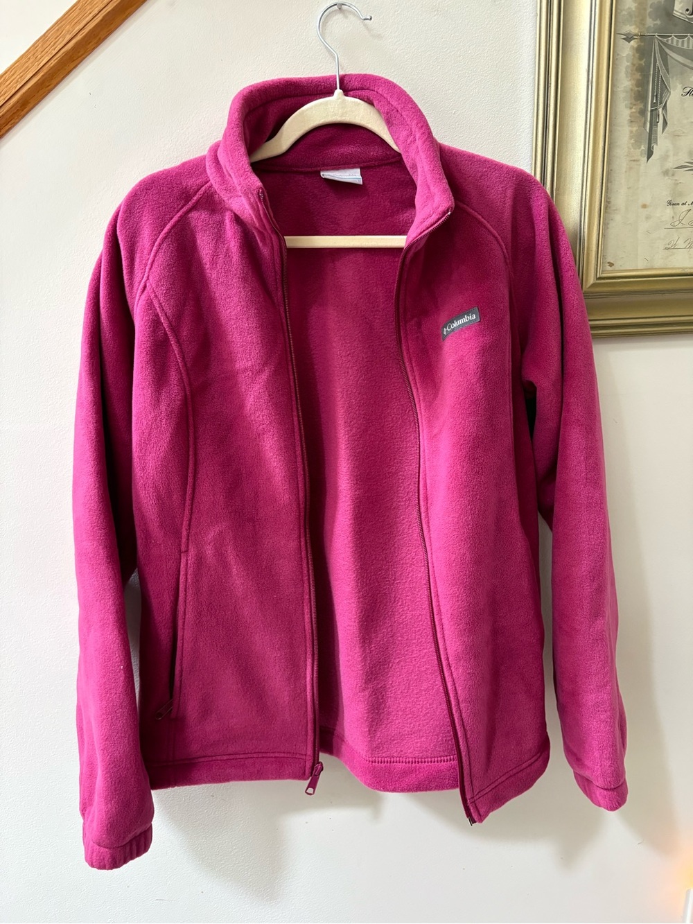 Columbia Women's Fleece Jacket - Fuchsia Colored